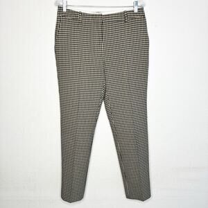Hugo Boss Boss Tamata Check Plaid Black and Brown Trousers 8